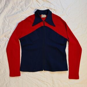 Steins - Stylish Red and Blue Men's Shirt Jacket